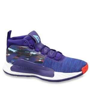 Adidas Men's Dame 5 Blue Basketball Shoes